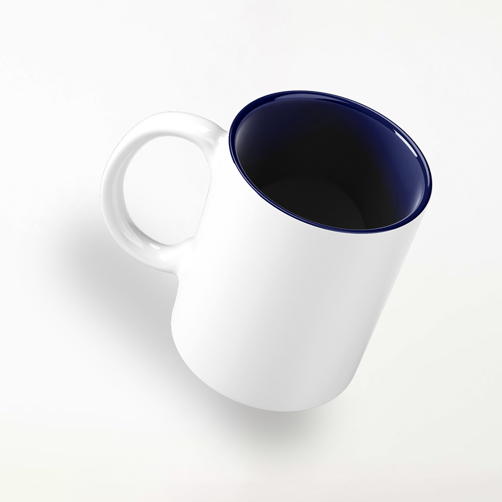 Dark Blue Personalised Mug